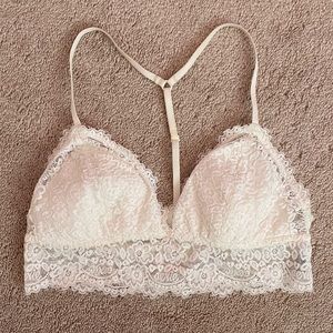 White Aerie Lace & Padded Bralette